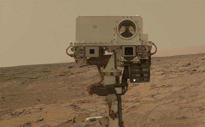 Curiosity se autorretrata en Marte, ¿cómo?